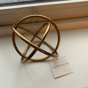 NWT Anthropologie Gold Ball Decor